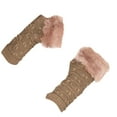 thumbnail image 3 of Fesfesfes Women Gloves Knitted Arm Fingerless Keep Warm Gloves Teen Girls Winter Gloves Soft Warm Mitten Clothes Sale, 3 of 3