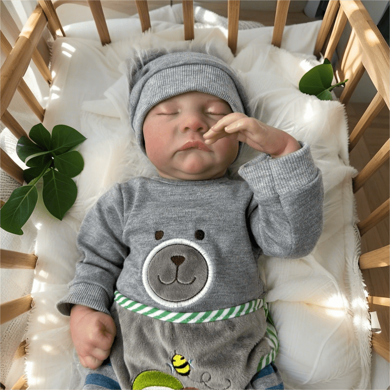 Dayoff Kids Lifelike Reborn Baby Dolls - 18 Inch Realistic Baby Doll (No Accessories) For Kids Age 3+