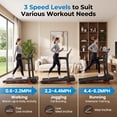 thumbnail image 3 of UMAY Under Desk Walking Pad & Home Folding Treadmill, Adjustable 17% Incline,6.2MPH, 2.5HP Quiet Motor, 300 Lbs Capacity, Shock Absorption, HD Display, 3 of 9
