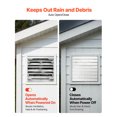 thumbnail image 5 of KFFKFF 36-Inch Wall-Mounted Shutter Exhaust Fan, High Airflow Ventilation with AC Motor, Durable Steel Build, Quiet Operation for Sheds, Garages, and Greenhouses, Silver, 5 of 8