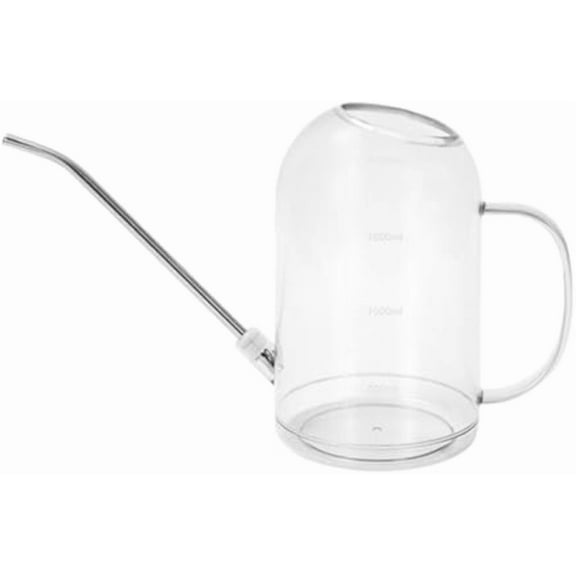 Long Spout Watering Cans for Indoor Plants Balcony Succulents Flowers, 2L Large Capacity Garden Watering Can, Stainless Steel Long Spout