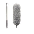 thumbnail image 1 of Lightweight Duster for High Areas, Stainless Steel Extension Pole with Adjustable Telescopic Reach, Bendable Dusting Head for Ceiling Fan Cleaning, Microfiber Duster Head for, 1 of 5