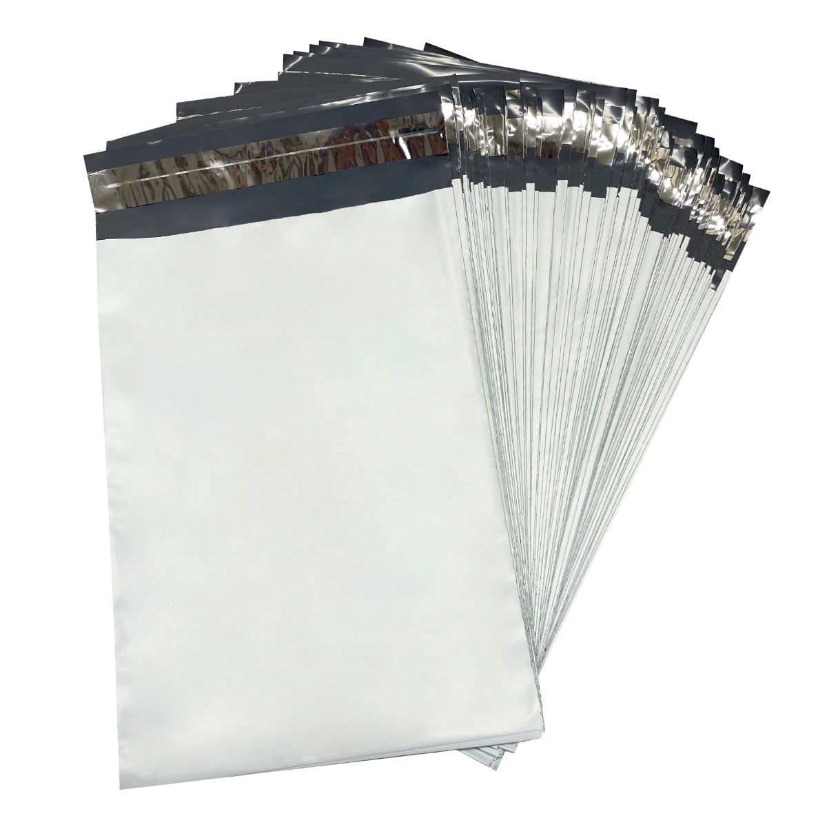 StarBoxes 100 Poly Mailers Bags 7.5x10.5" - #1 Pouches Envelopes White Self-Sealing