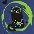 thumbnail image 2 of CafePress - Gamer Cat Maternity T Shirt - Maternity Dark T-Shirt, 2 of 3