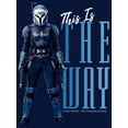 thumbnail image 2 of Boy's Star Wars: The Mandalorian Bo-Katan This Is The Way Graphic Tee Navy Blue Medium, 2 of 4