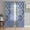 Sky Blue, variant on Middle Century Sheer Curtains 96 Inch Length 2 Panels Set for Living Room/Bedroom, Vintage Farmhouse Bohemia Style Blue Semi Curtain Sheers Drapes Rod Pocket Curtains Window Treatment Set 52''x96''x2