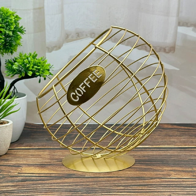 Product Category Rack Storage – Cup Holders for Counter with Large Capacity Coffee Organizer Metal Coffee Pods Storage Solution for Coffee Bar Ba Sket Coffee Bar Black Finish