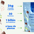 thumbnail image 3 of Vitatú | Proteína vegana en polvo 24 g de Proteina vegetal por porción, Sin azúcar añadida, sin gluten, sin lácteos y con probióticos. 20 porciones, 600 g sabor chocolate, 3 of 7