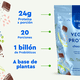 thumbnail image 3 of Vitatú | Proteína vegana en polvo 24 g de Proteina vegetal por porción, Sin azúcar añadida, sin gluten, sin lácteos y con probióticos. 20 porciones, 600 g sabor chocolate, 3 of 7
