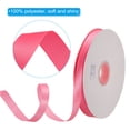 thumbnail image 3 of Uxcell 1/2" W x 100 Yards Polyester Satin Ribbon, Perfect for Craft Wedding Decor Party Hair Bow, Peach, 3 of 6