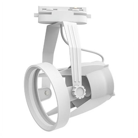 Lamp Bases Track Light Bracket Adjustable E27 PAR30 Spotlight for Commercial and Home Use White