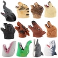 thumbnail image 2 of OUTOP Cute Wild Animal Hand Puppet Simulation Sea Animal Head Gloves Props For Shows Figure Toys For Children Gifts, 2 of 9