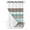 AquaMarine, variant on No Hook Cloth Fabric Shower Curtain with Snap in Liner, Boho Geometric Waterproof Shower Curtains Set with See Through Top Window, Turquoise Green Brown Tribal Stripes Bath Curtains Shower 36"x72"