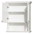 thumbnail image 3 of Wyndham Collection Acclaim 25" Wood Wall-Mounted Storage Cabinet in White, 3 of 3