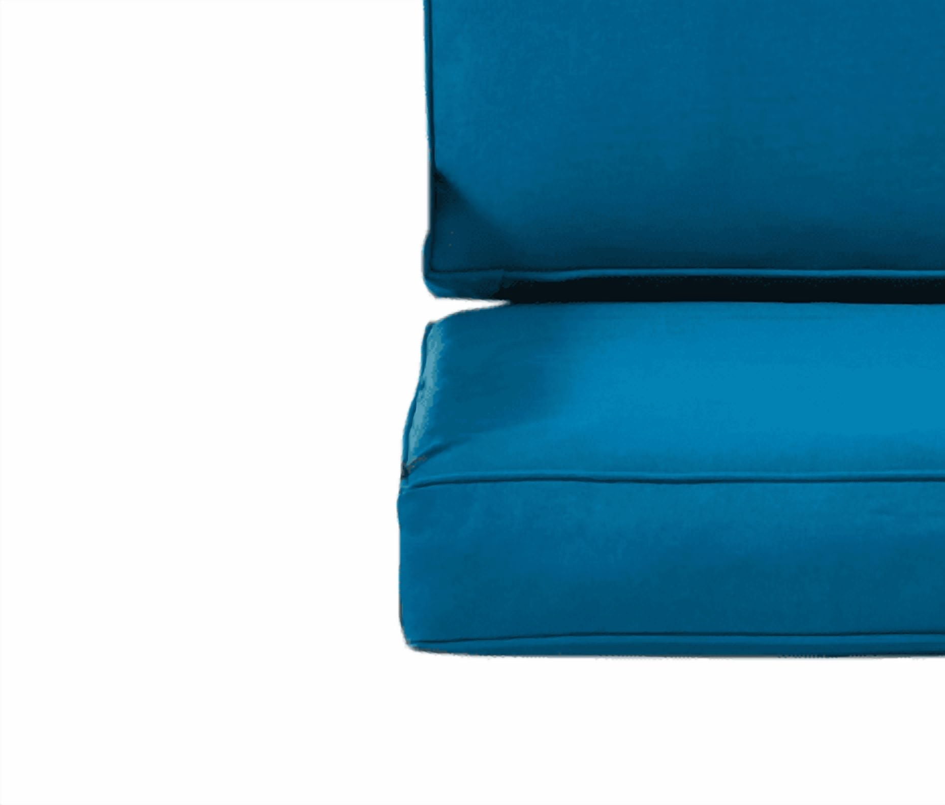 Outdoor Club Chair Replacement Cushion Cover Only, Soft Seat Cover for Patio Garden, Dark Teal