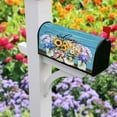 thumbnail image 3 of Spring Floral Mailbox Covers Magnetic Standard Size 21" X 18" Summer Floral Butterflies Welcome Mailbox Wraps Post Letter Box Cover for Garden Yard Home Decor Outdoor Decorations, 3 of 6
