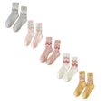 thumbnail image 1 of WILLBEST Calcetines De Terciopelo Coral Para Mujer, Otoño E Invierno, De Lana Gruesa, De Tubo Medio, 5 Unidades, 1 of 7