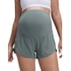 thumbnail image 1 of Shorts CRZ YOGA Livianos de Maternidad Delfín 7.5 cm Gris Salvia Talle S, 1 of 5