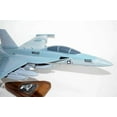thumbnail image 4 of VAQ-137 World Famous Rooks EA-18G Growler Model, Navy, 1/40th (18") Scale, Mahogany, 4 of 8