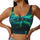 thumbnail image 1 of Balery Northern Lights Sujetadores deportivos con espalda cruzada para mujer, acolchados, sin costuras, de alto impacto, ideales para yoga, gimnasio, entrenamiento y fitness.-XX-Large, 1 of 8