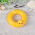 thumbnail image 3 of 1:6 1:12 Dollhouse miniature yellow duck life swim ring for doll dollhouse decor, 3 of 7