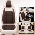 thumbnail image 3 of Funda de asiento de coche universal de lino para Byd Atto 3 Peugeot 308 Dacia Duster Audi A4 Accesorios Interior Juego completo Invierno, 3 of 5