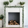 thumbnail image 3 of LShunze Artificial Eucalyptus Garland 2 pack Fake Eucalyptus Greenery Garland Faux Hanging Plants Artificial Vines, 70.87in/Strand for Wedding Backdrop Arch Wall Table Party Outdoor Festival Decor, 3 of 8