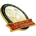 thumbnail image 2 of PinMart Salute to Our Veterans Man and Woman Lapel Pin-Proud Patriotic USA Flag Enamel Pin, 2 of 6