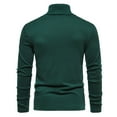 thumbnail image 4 of Clearance under 10.00 LYXSSBYX Mens Shirts Long Sleeve Clearance Men Casual Long Sleeve High Elasticity Turtleneck Bottoms Tops Blouse, 4 of 8