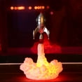 thumbnail image 2 of Lámpara de escritorio de cohete con impresión 3D, lámpara de mesita de noche, luz LED nocturna cálida, recargable por USB para el hogar, 2 of 8