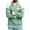 #36-Mint Green, variant on Men Fall Blouse Mineart Men's Color Block Knit Button Up Shirt Raglan Long Sleeve Shirt 3-Button Stand Collar With Chest Pocket Soft Casual Tops