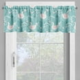 thumbnail image 2 of Ambesonne Swans Window Valance, Gracious Flowers Lake Art, 54" X 12", Rose Pale Seafoam, 2 of 5
