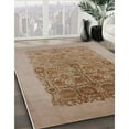 thumbnail image 3 of Ahgly Company Machine Washable Indoor Rectangle Industrial Modern Light Brown Area Rugs, 4' x 6', 3 of 7
