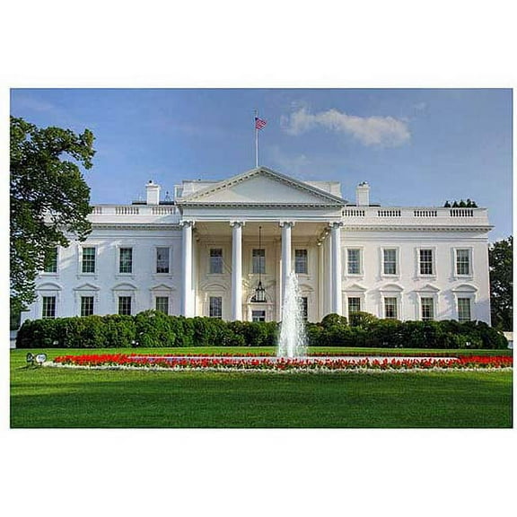 Trademark Art "White House" Canvas Art by CATeyes, 22x32
