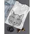 thumbnail image 3 of Beautiful Floral Paisley Red Fox T-Shirt Women -Image by Shutterstock, Female Large, 3 of 4