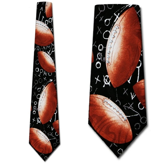 Gridiron (Black) Necktie Mens Tie