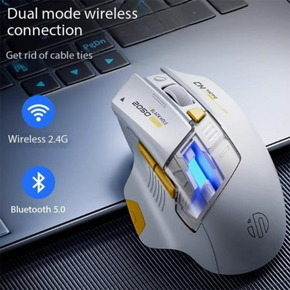 inphic A9 Exploration Edition Bluetooth dual-mode mouse silent charging mechanical feel wireless mouse 2.4G e-sports game office