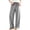 Black, variant on Striped Pants Women Casual Summer Wide Leg Beach Vacation Pant Trendy Elastic Waisted Drawstring Trousers with Pockets Black XL