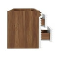 thumbnail image 4 of Modway Render 48" MDF and Particleboard Bathroom Vanity Cabinet in White/Walnut, 4 of 4