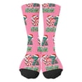 thumbnail image 4 of Stockings 67 Cute Printed Baseball Crew Socks Fun Patterned Knee High Socks Soft Comfortable Casual Socks For Daily Wear & Sports Polyester Long Socks, 4 of 4