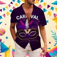 thumbnail image 1 of toraway Chemise Homme Thème Carnaval Manches Courtes Automne Décontracté Impression 3D Hawaïenne Manches Courtes G, 1 of 3