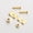 gold, variant on LOOKSEVEN Guitar String Retainers Guides with Screws, ST Style Electric Guitar String Trees-chorme