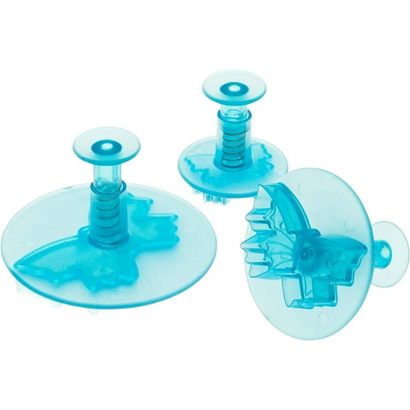 Ateco 1965 Butterfly Sugar Paste Cutters with Plunger, Graduated 3 Piece Set