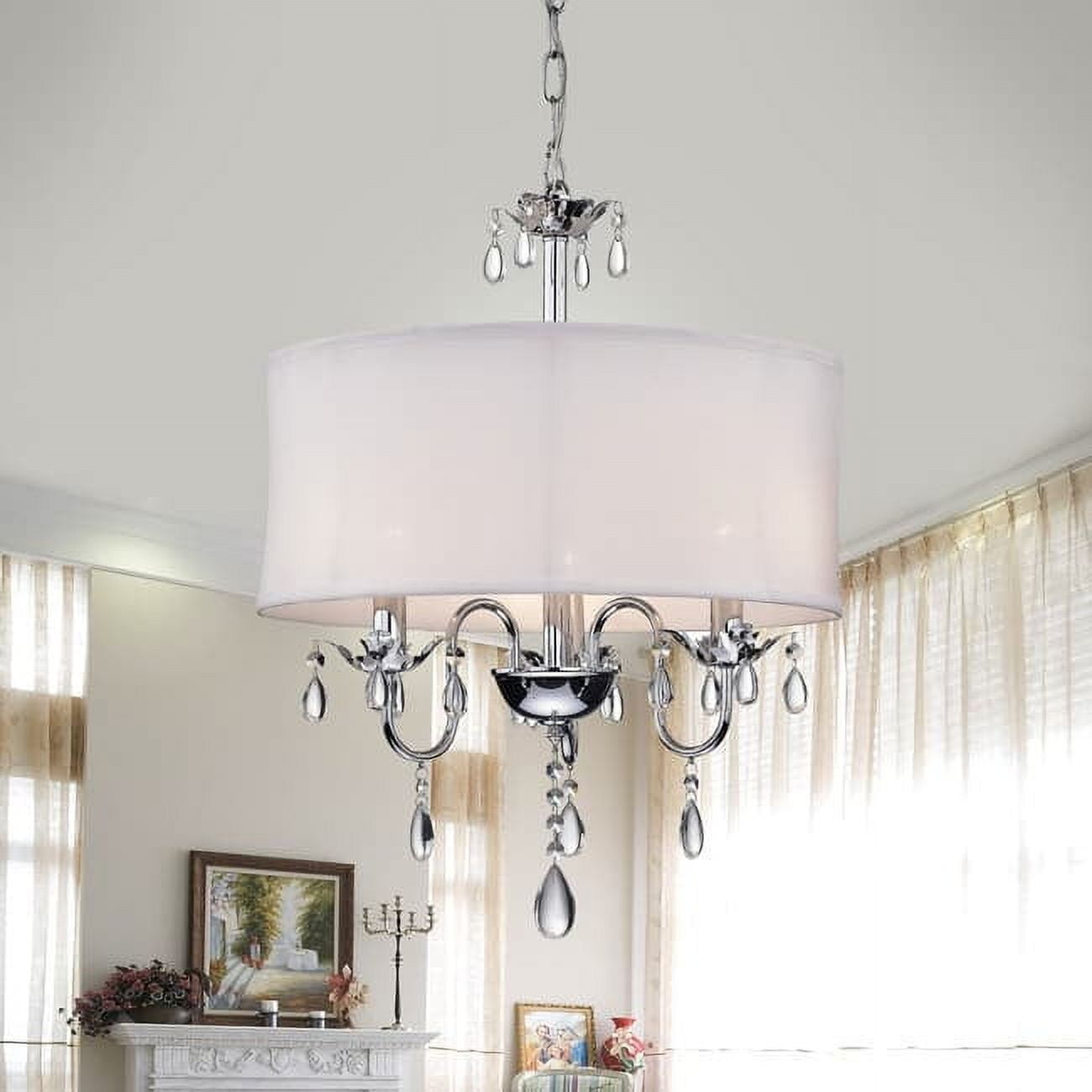Warehouse of Tiffany Paris 3-lights Crystal Chandelier