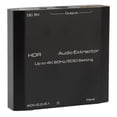 thumbnail image 1 of 4K HD Multimedia Interface Extractor, Wide Application Support 4K 60Hz EDID Setting HD Multimedia Interface Sound Extractor Metal  for PC, 1 of 7