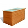walmeck Patio Storage Box 49.6"x28.3"x28.3" Wood