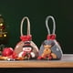 thumbnail image 2 of Bolsa de regalo pequeña para decoración navideña, caja de embalaje de manzana, bolso de mano, tarro de dulces, bolsa de fruta de Navidad, 2 of 4