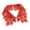 Orange, variant on Women Fake Collar Lapel Embroidery Flower Pattern Solid Color Collar Enhancer Formal Uniform Collar Shirt Collar Extension