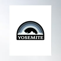 Yosemite National Park Poster Wall Art, Modern Wall Decor For Living Room Bedroom, 8x12 UNFRAMED