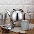thumbnail image 2 of Stainless Steel Teapot Kitchen Kettle Tea Metal Teapot With Infuser 1l, 2 of 4